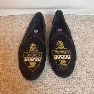 Needlepoint slippers